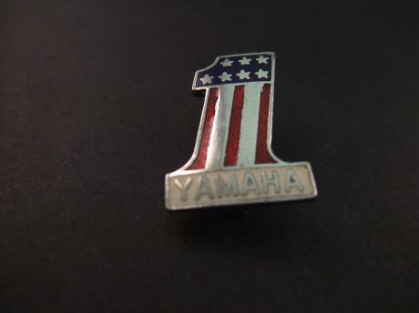 Yamaha Motor logo Amerikaanse vlag
